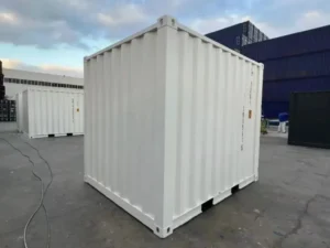 10 Foot High Cube Shipping Container White - Image 4